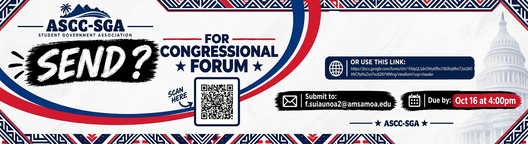 Submit Questions for the Congressional Forum